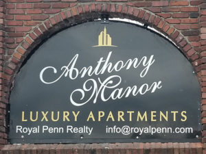 Anthony Manor Retrofit Monument Sign