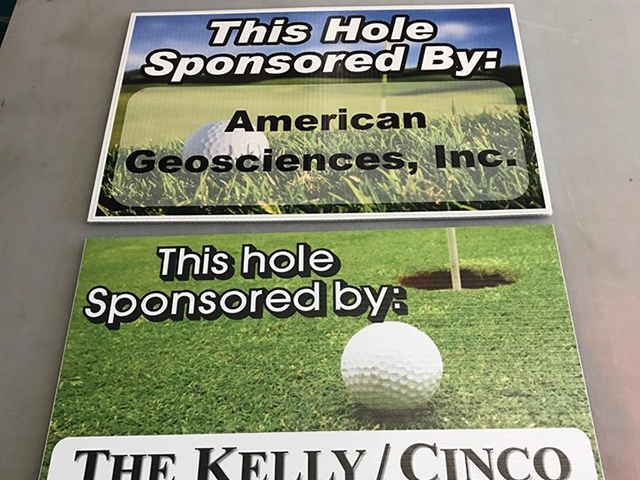 Golf Outing Yard Sign