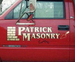 PATRICK MASONRY TRUCK DOOR