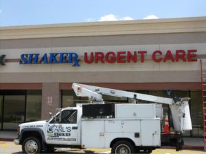 SHAKER URGENT CARE CHANNEL LETTERS