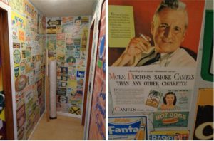 VINTAGE AD'S WALL WRAP