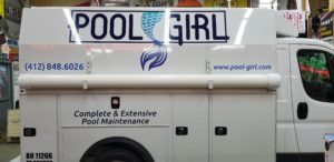 pool girl truck lettering